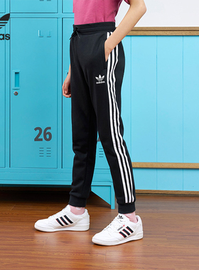 Adidas/阿迪达斯正品 三叶草 TREFOIL PANTS 大童运动裤子 DV2872