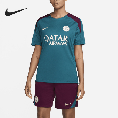 Nike/耐克正品2025秋季款男士运动圆领足球训练短袖FN9821-382
