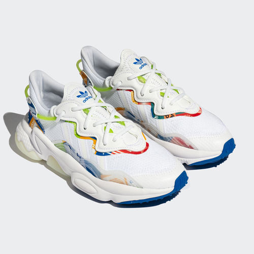 阿迪达斯春季男女款三叶草耐磨鞋