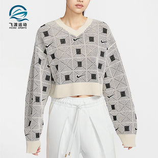 V领针织毛衣FV7802 Nike Osaka女士短款 Naomi 110 耐克正品
