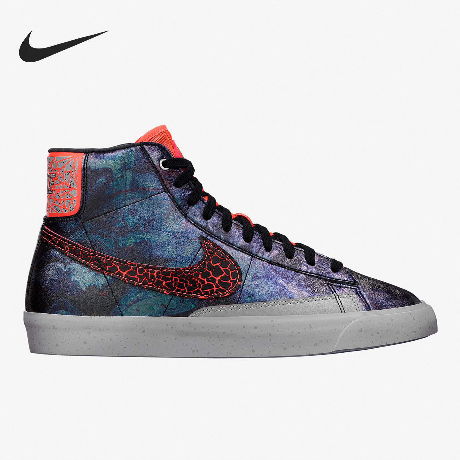 Nike/耐克正品男士圆头系带平跟防滑轻便中帮板鞋598124-800