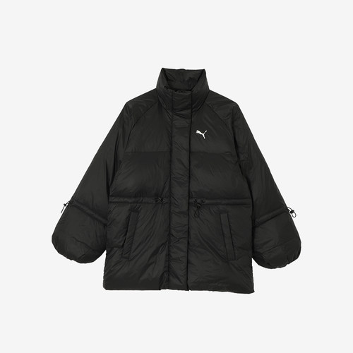 Puma/彪马正品2024年新款女士轻盈保暖中款羽绒服631638-01