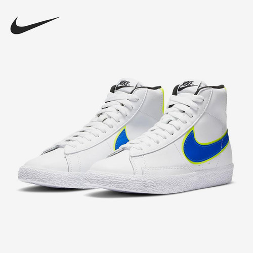 Nike/耐克正品Blazer GS女子大童运动高帮经典时尚板鞋DB4677-100