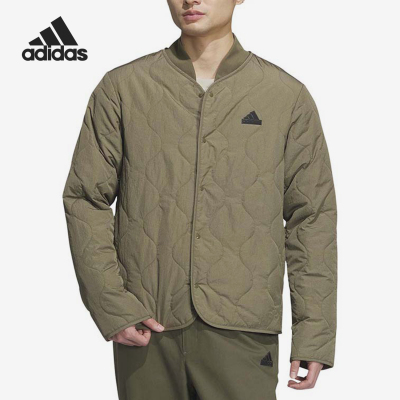 阿迪达斯男士保暖运动休闲棉服