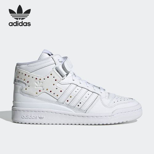 Adidas/阿迪达斯正品三叶草FORUM MID W女子新款休闲鞋GY0819