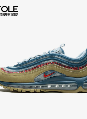 Nike/耐克正品Air Max 97 GS女子大童经典牛仔跑步鞋BV6374-200