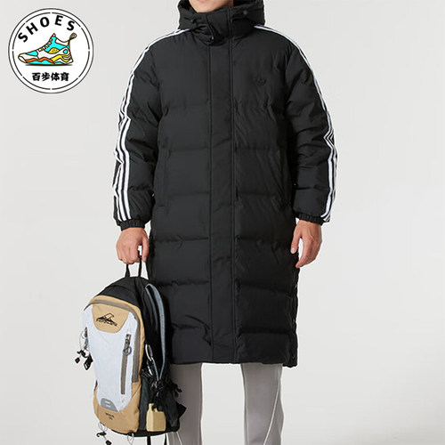 阿迪达斯男士保暖防风羽绒服