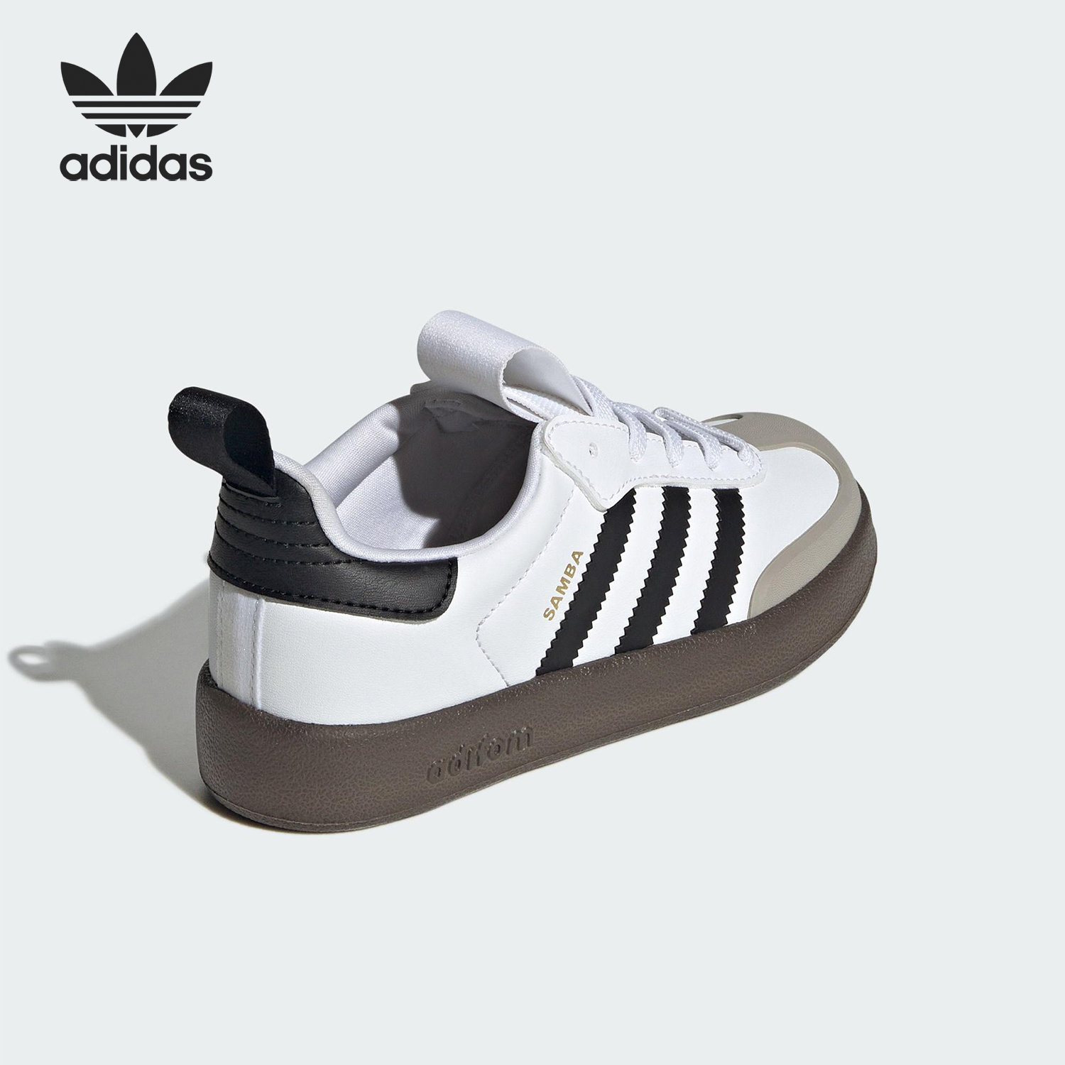 Adidas/阿迪达斯正品2025三叶草小童经典复古运动板鞋IH3505