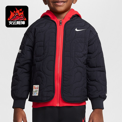 Nike/耐克正品秋冬新款小童保暖夹克假两件外套IF3712-010