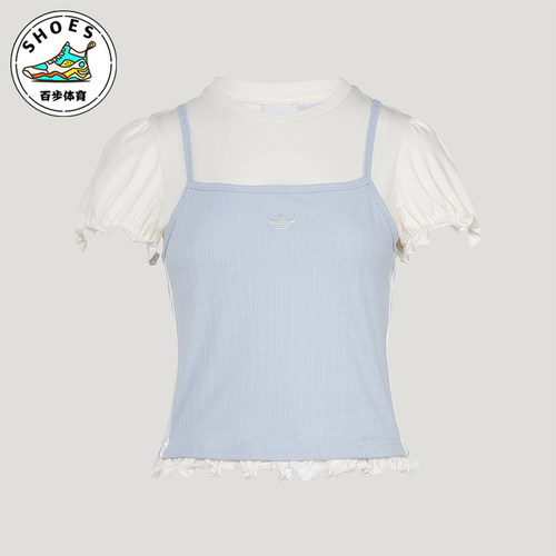 Adidas/阿迪达斯正品三叶草女士日常休闲经典运动短袖T恤KY3298