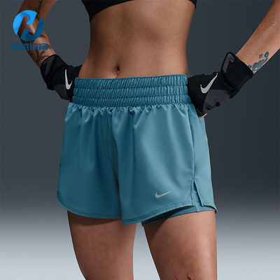 Nike/耐克正品Dri-FIT女士运动跑步训练透气经典短裤DX6013-006