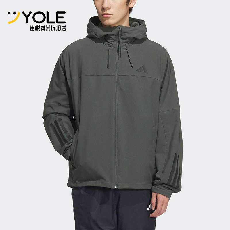 Adidas/阿迪达斯正品V SFT SHELL JK2男女运动加绒户外外套KF5225