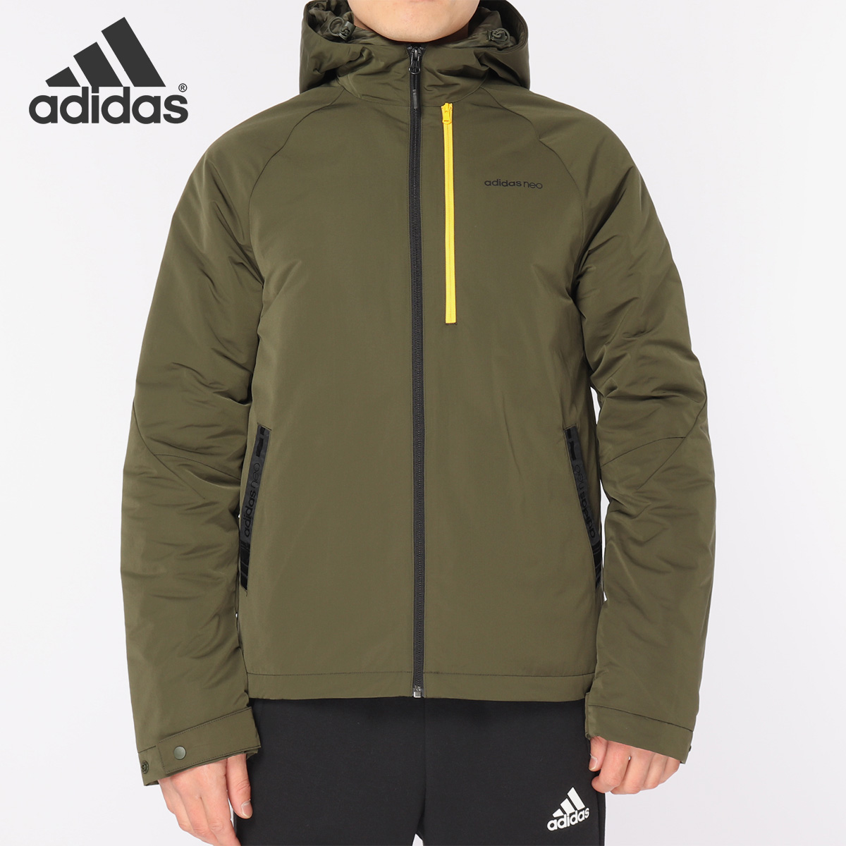 Adidas/阿迪达斯正品当季新款 NEO 男子连帽外套运动棉服 DW8151,运动服/休闲服装,运动棉衣,淘宝优惠券,粉丝福利购,淘宝优惠卷