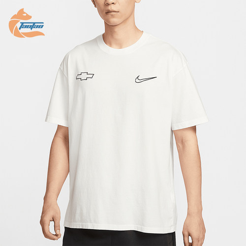 Nike/耐克正品Devin Booker男士宽松简约经典图案T恤HV6691-133