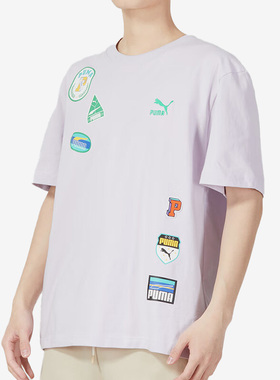 Puma/彪马正品当季新款圆领男女运动短袖T恤623251-17