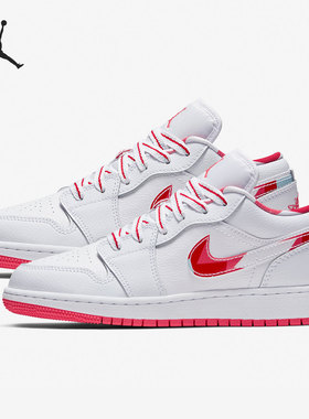 Nike/耐克正品Jordan 1 low AJ1女子GS大童休闲鞋554723-104