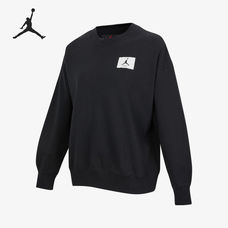 Nike/耐克正品JORDAN女子运动休闲圆领卫衣套衫 DM5190-010