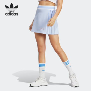 三叶草女子运动透气休闲半身短裙 IP3759 阿迪达斯正品 Adidas
