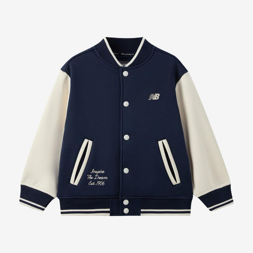 New Balance新百伦正品棒球服儿童保暖长袖普通外套4DF4E033-NV