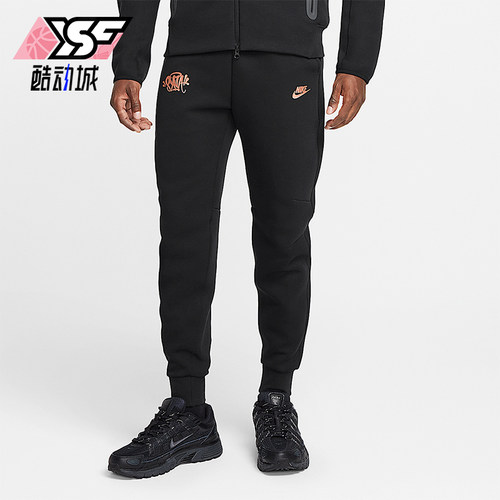 Nike/耐克正品Tech Fleece男士系带针织束脚休闲运动裤HQ3749-010
