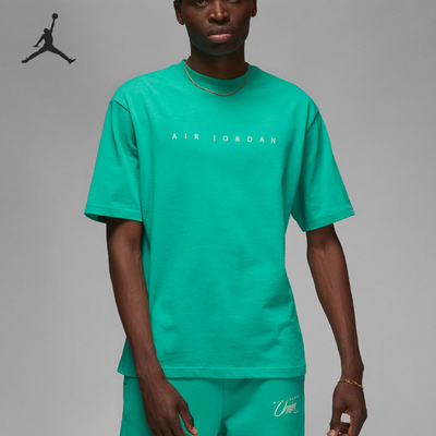 Nike/耐克正品JORDAN男士休闲圆领套头运动耐穿短袖DV7344-348
