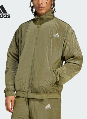 Adidas/阿迪达斯正品26夏男士透气宽松休闲时尚夹克外套JV7644