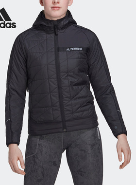 Adidas/阿迪达斯正品新款女子运动连帽保暖棉服外套HF0847