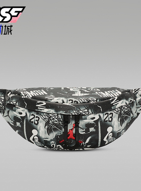 Nike/耐克正品JORDA男女同款都市风图案经典运动腰包II7299-011