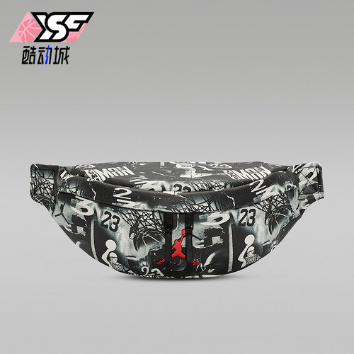 Nike/耐克正品JORDA男女同款都市风图案经典运动腰包II7299-011