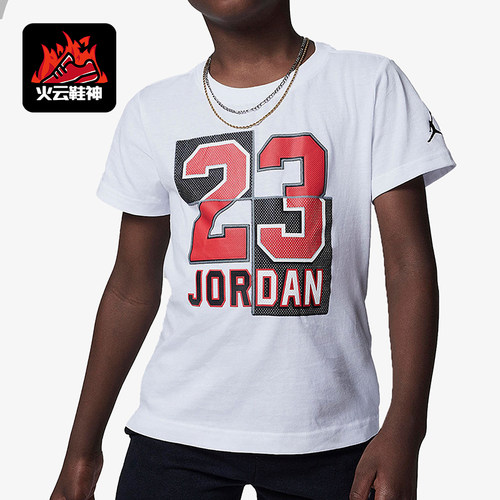Nike/耐克正品JORDAN23印花短袖T恤新款经典短袖T恤FB1689-100
