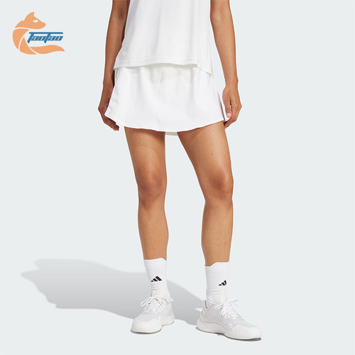Adidas/阿迪达斯正品MATCH SKIRT女士网球经典运动半身裙JE7102
