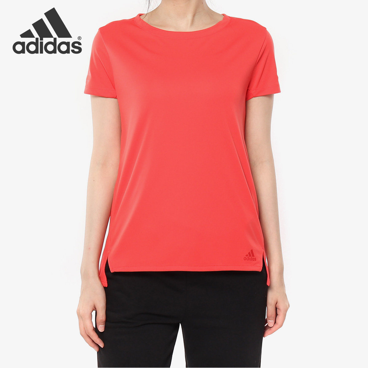 Adidas/阿迪达斯正品女子透气健身训练运动短袖T恤 EI6383,运动服/休闲服装,运动T恤,淘宝优惠券,粉丝福利购,淘宝优惠卷