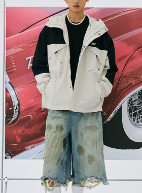 New Balance/NB正品新款男子户外多口袋工装夹克外套AMJ43302-TWF