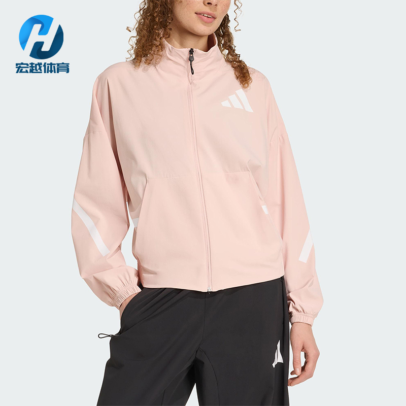 Adidas/阿迪达斯正品W Z.N.E. WV TT女士运动梭织宽松外套KE4883