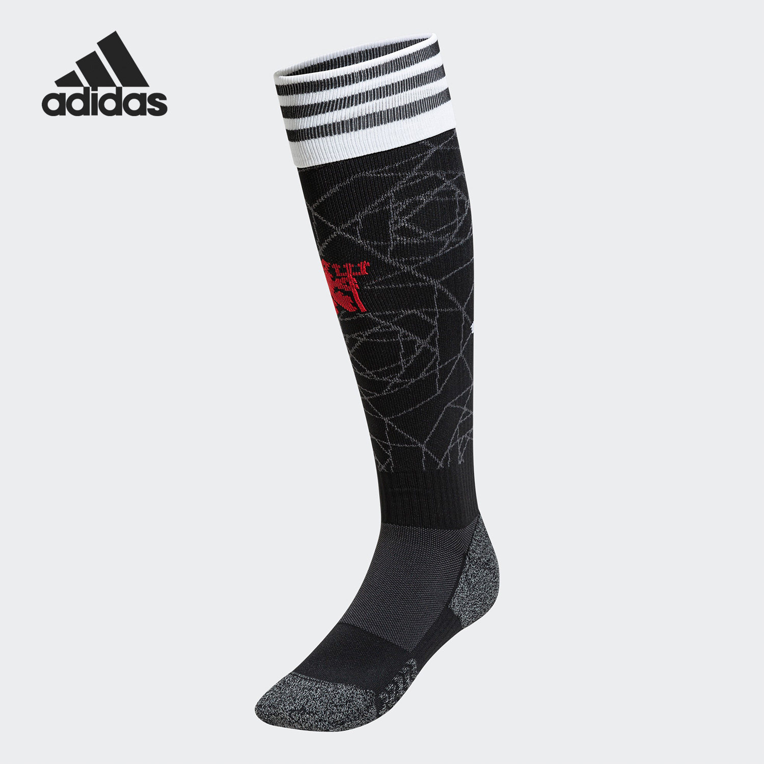 Adidas/阿迪达斯正品男女曼联球迷版足球运动袜一双装HR3688