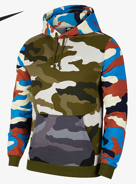 Nike/耐克正品休闲男子时尚连帽宽松套头卫衣 CQ7764-327