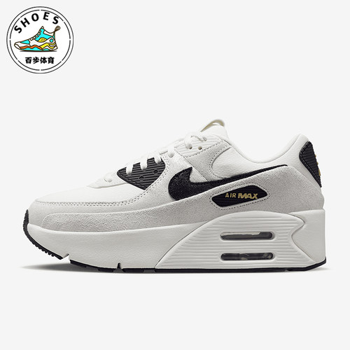 Nike/耐克正品AIR MAX 90女士厚底气垫耐磨跑步鞋HQ3497-100