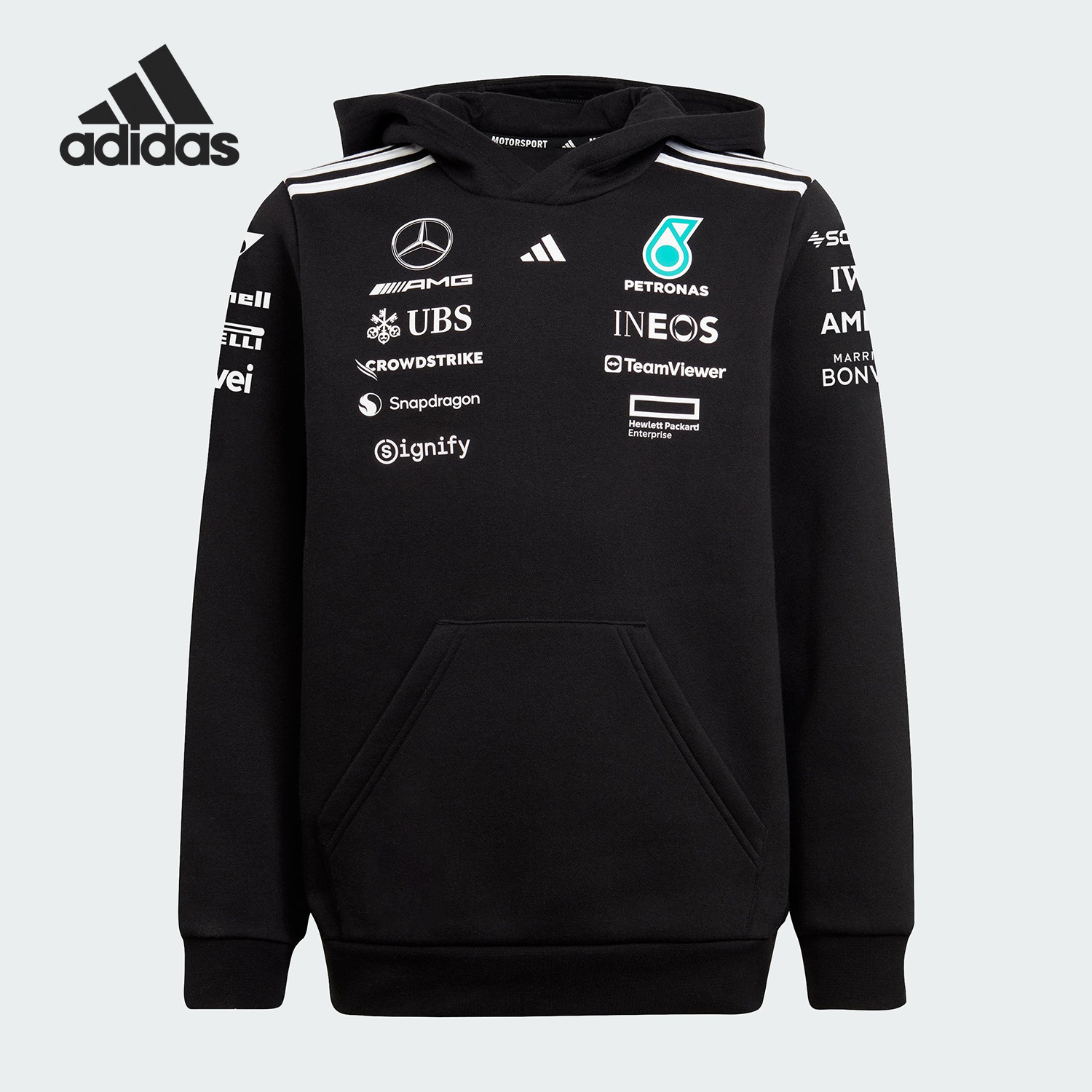 Adidas/阿迪达斯正品2025新款大童宽松户外连帽卫衣JX0683,童装/婴儿装/亲子装,卫衣/绒衫,淘宝优惠券,粉丝福利购,淘宝优惠卷