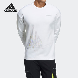 男子户外圆领卫衣运动套头衫 Adidas 新款 当季 GN7572 阿迪达斯正品