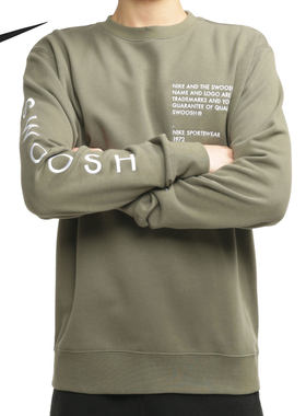 Nike/耐克正品 AS M NSW SWOOSH CREW FT 休闲卫衣/套头衫 CU4035