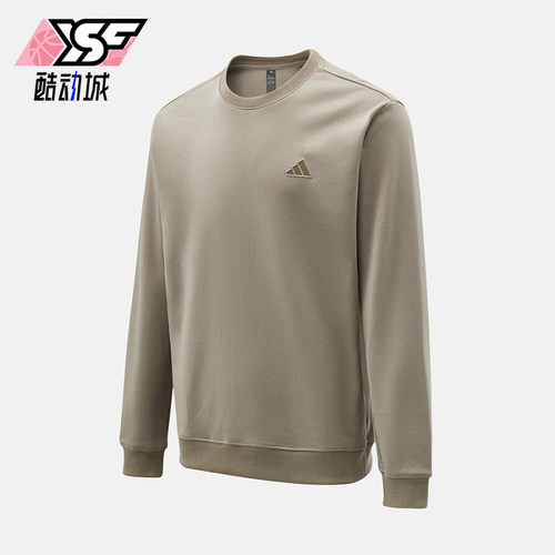 Adidas/阿迪达斯正品2026男士休闲经典舒适圆领卫衣套头衫KR2505