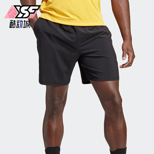 Adidas/阿迪达斯正品夏季男士网球梭织训练透气短裤HS3282