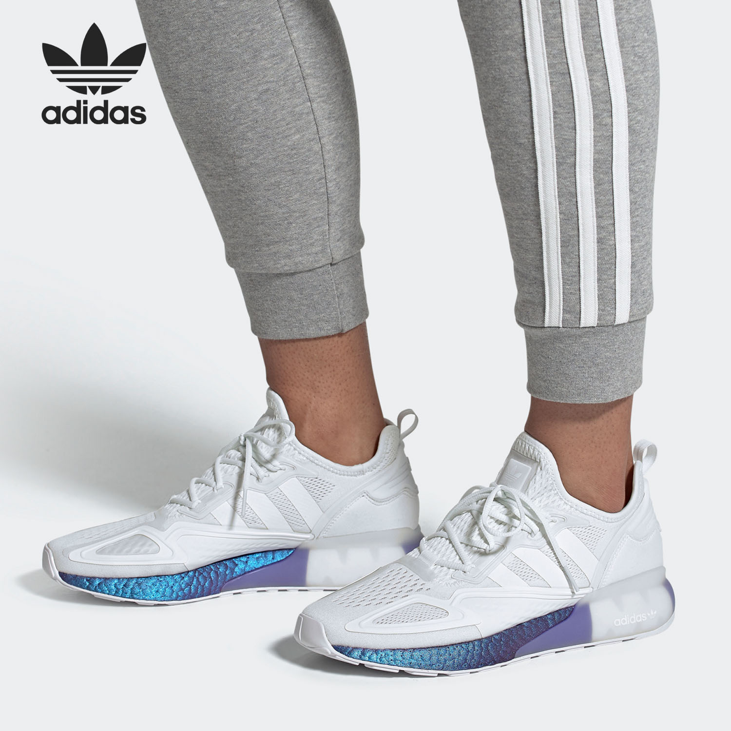 Adidas/阿迪达斯正品ZX 2K BOOST 男女缓震轻便透气运动鞋 FV2928