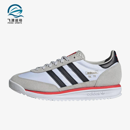 Adidas/阿迪达斯正品SL72男低帮网面拼接麂皮运动鞋JS0746