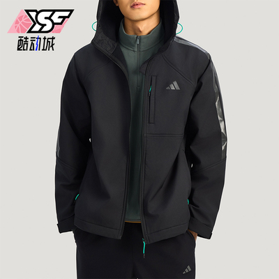 Adidas/阿迪达斯正品2025男士多口袋抓绒保暖户外运动外套KR2496