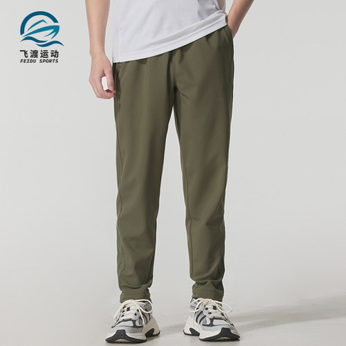 Adidas/阿迪达斯正品冬季男士宽松简约经典梭织加绒长裤KA1299