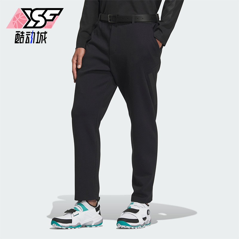 Adidas/阿迪达斯正品2025男士休闲高尔夫宽松弹力腰身长裤JM9603
