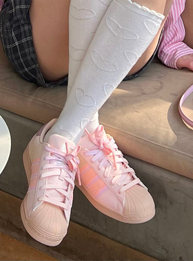 Adidas/阿迪达斯正品春季新款女子休闲低帮耐磨板鞋H03676