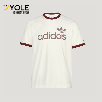 Adidas/阿迪达斯正品三叶草RINGERT-SHIRT新款经典短袖T恤KY8452