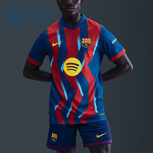 Nike/耐克正品2025男士耐穿拼接套头运动透气足球短袖FZ1311-432